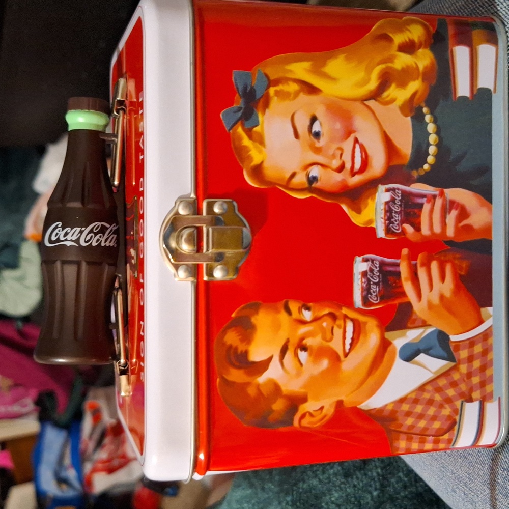 Coca cola coke tin box
